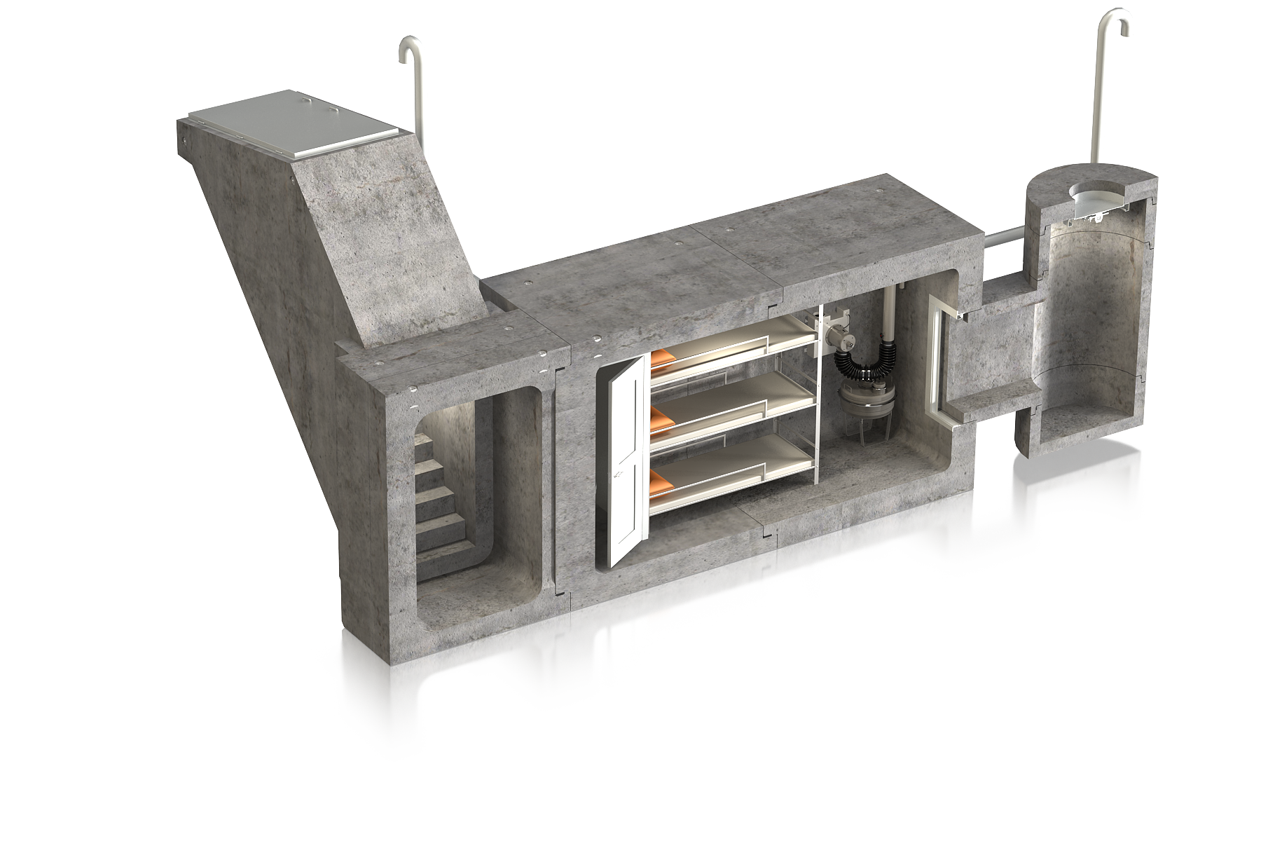 Modular Shelter_S_wiz_PP_przekroj bok B1